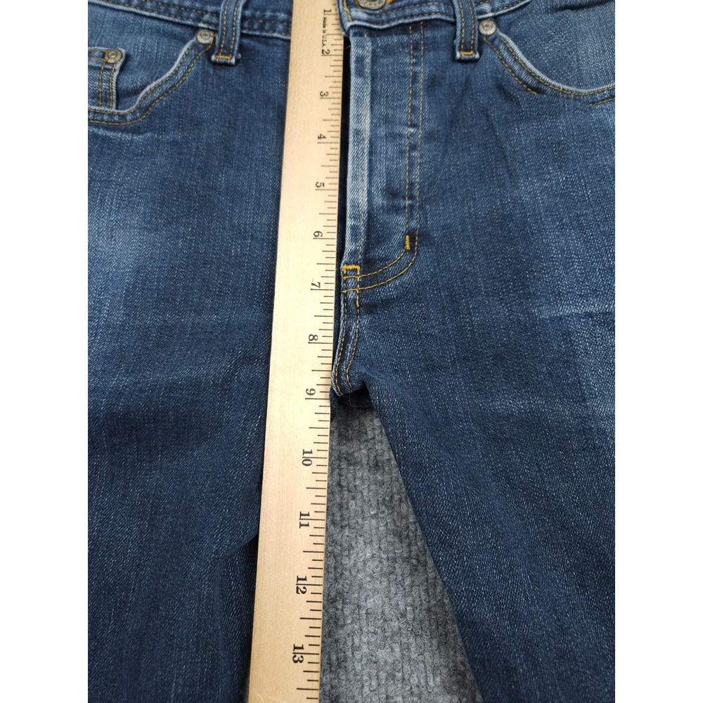 Naked Famous Denim Weird Guy Jeans Mens 32 x 30 Blue Selvedge Button Fly - Picture 11 of 13